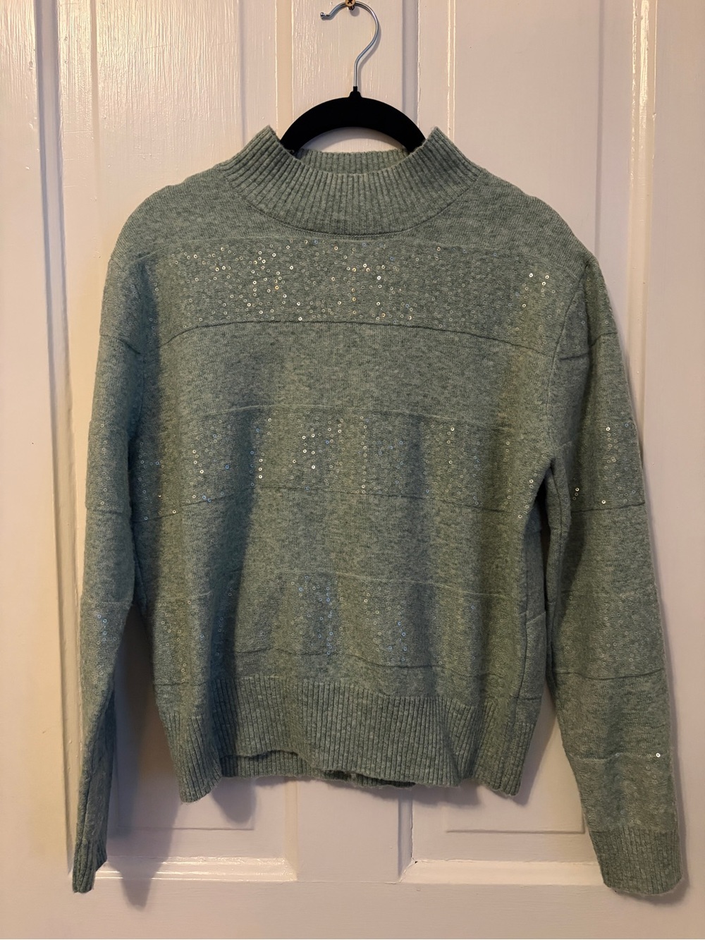 Sparkle Mockneck Sweater